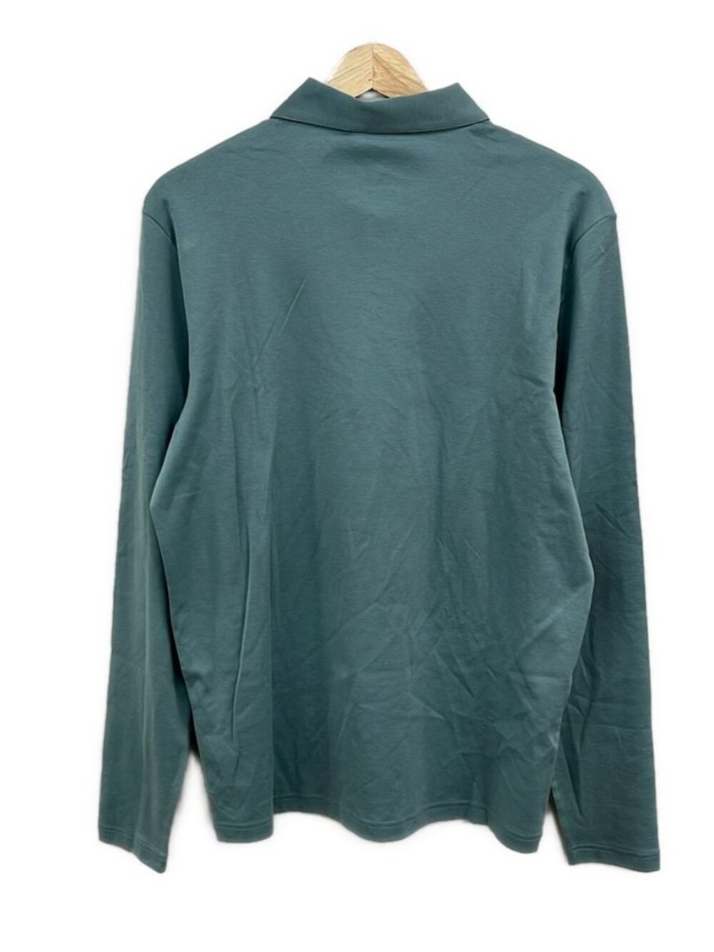 ★SOLD★ Prada Sport Long Sleeve Polo Shirt M Light Blue Spring - Picture 2 of 5